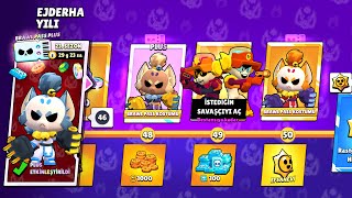 23. SEZON BRAWL PASS PLUS EJDERHA YILI ÜCRETSİZ LARRY LAWRİE VE TÜM ÖDÜLLER !! BRAWL STARS