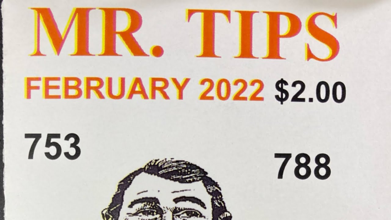 MR. TIPS February 2022 lucky pick 3 and pick 4 lottery numbers