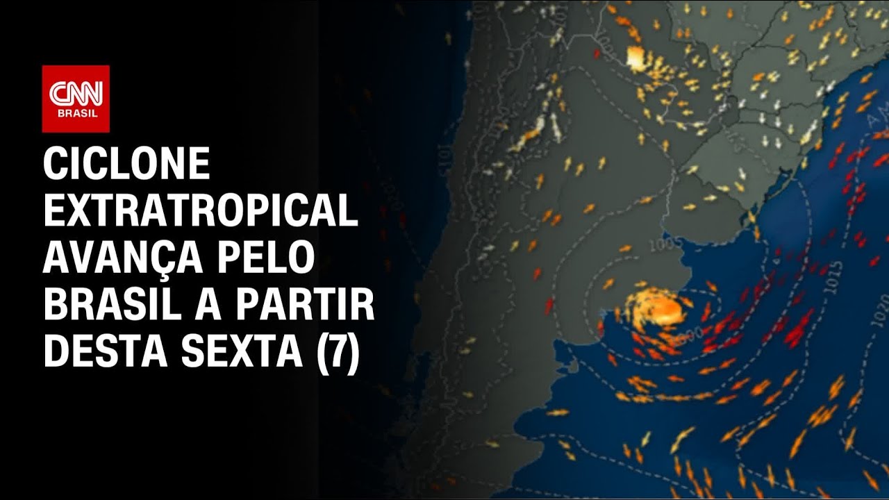 Clima: Ciclone extratropical pode provocar ventos de até 100 km/h | CNN PRIME TIME