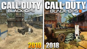 Firing Range (BO1) vs. Firing Range Remastered (BO3) - Map Comparison