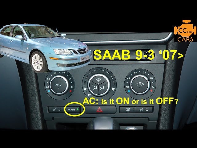 LCD Saab 9-3 aircon panel control unit spare parts