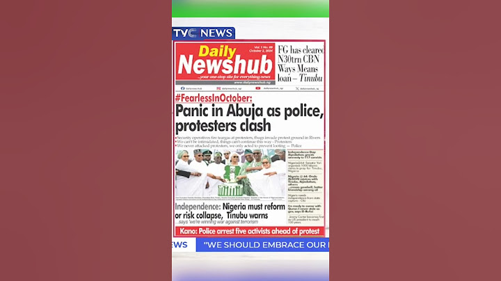 Panic In Abuja As Police, Protesters Clash