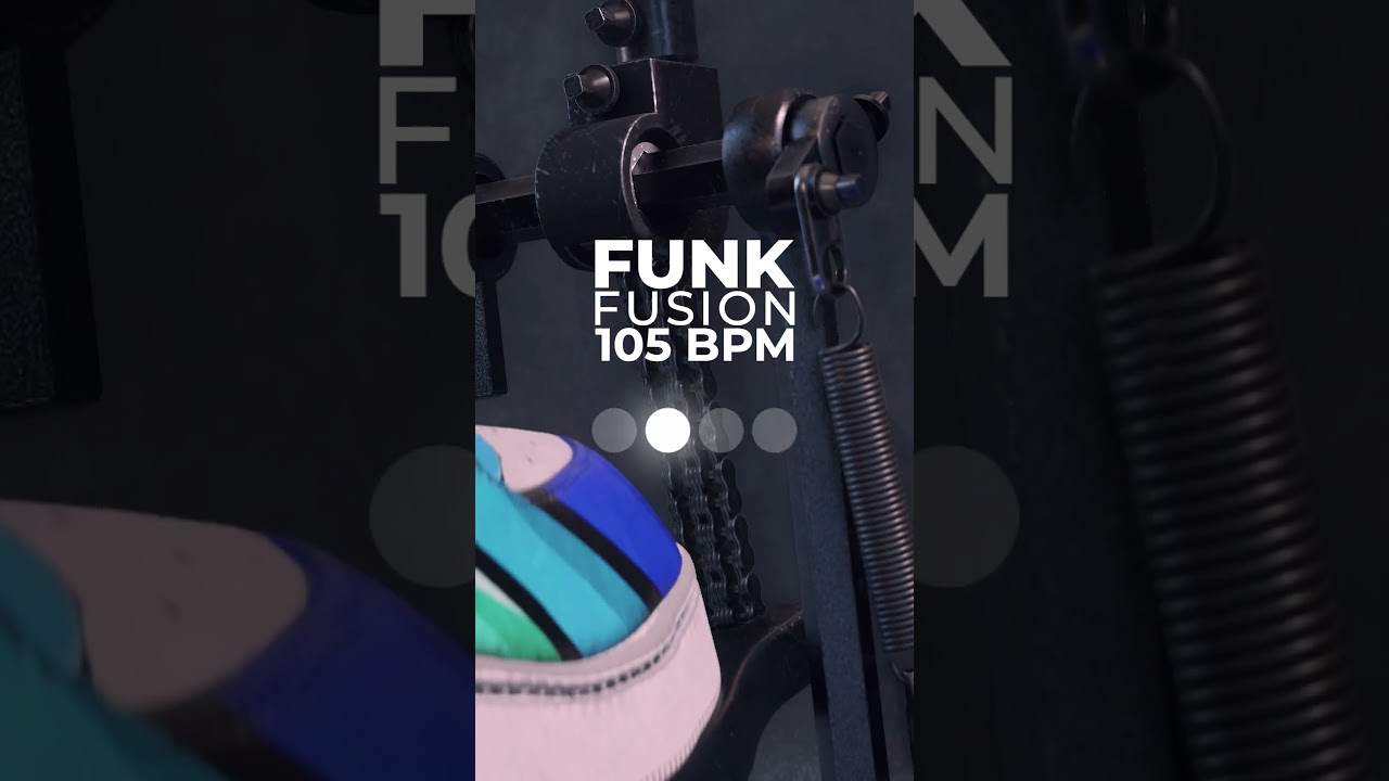 Satisfying Funk Drum Beat 105 BPM 🥁 #DrumLoop #FunkBeats