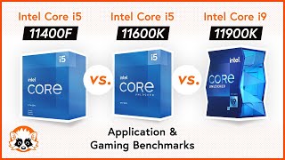 Rocket Lake Benchmark Comparison - Intel Core i5 11400F vs. i5 11600K vs. i9 11900K