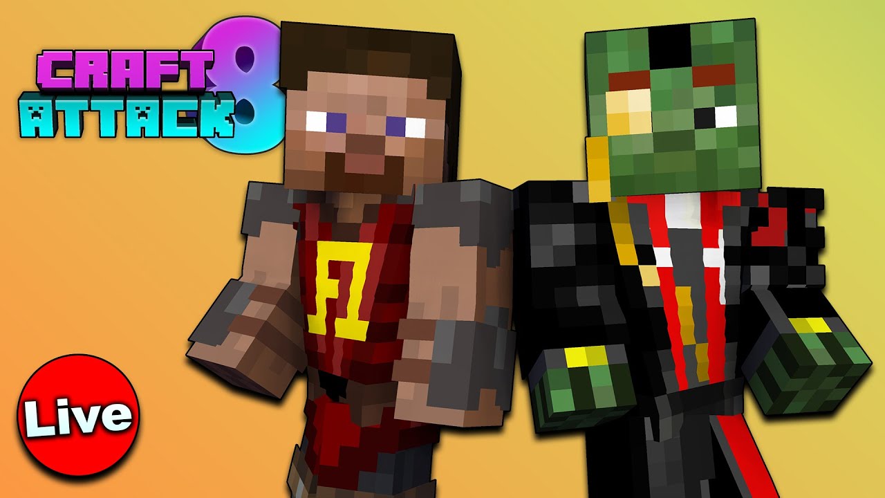 GEHEIME Pläne mit CROCO 🦹‍♂️ - Craft Attack 8 Live 