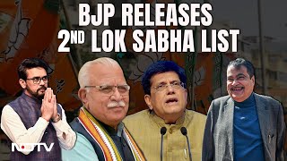 BJP Candidate List 2024 | Nitin Gadkari, ML Khattar In BJP's 2nd List For Lok Sabha Polls