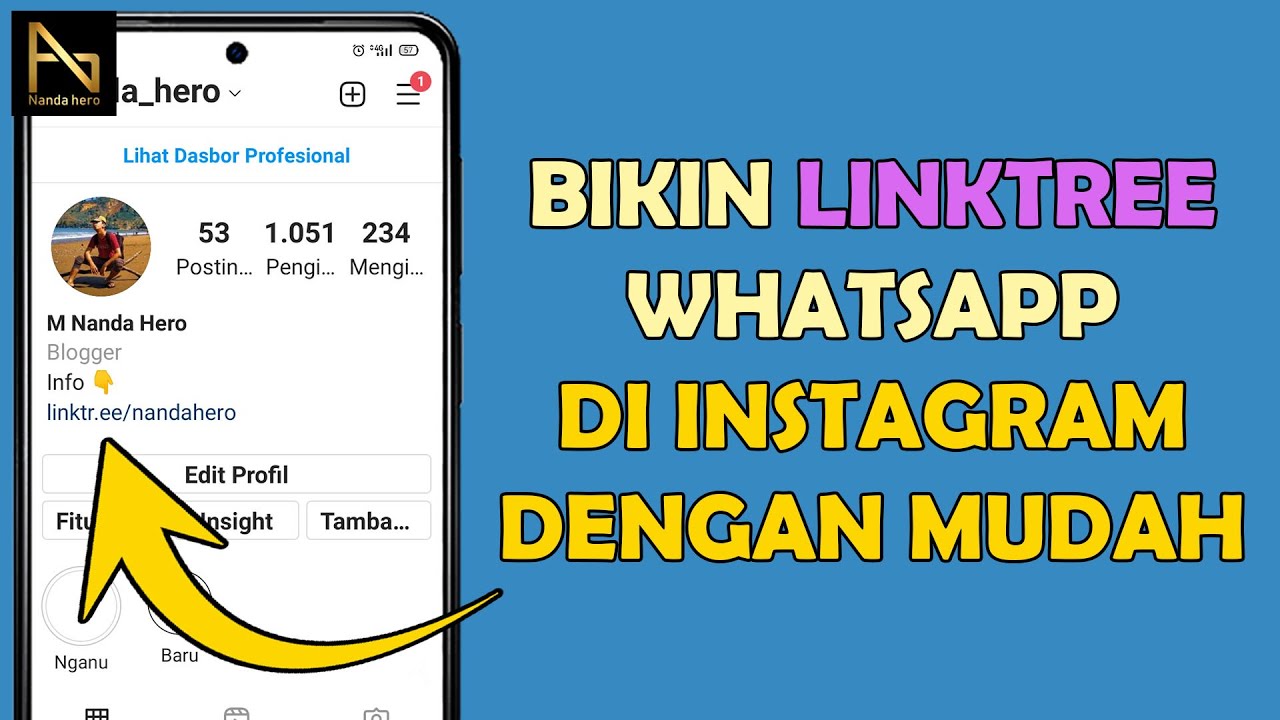 Cara Membuat Linktree WhatsApp di Instagram Terbaru 2022 