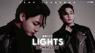 jungkook ✧ lights down low