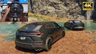 Lamborghini Urus & Porsche Cayenne Turbo GT | The Crew Motorfest | Thrustmaster T300RS gameplay screenshot 5
