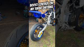 How I control BOOST on My TURBO DIRTBIKE! #fyp #boost #Dirtbike #turbo