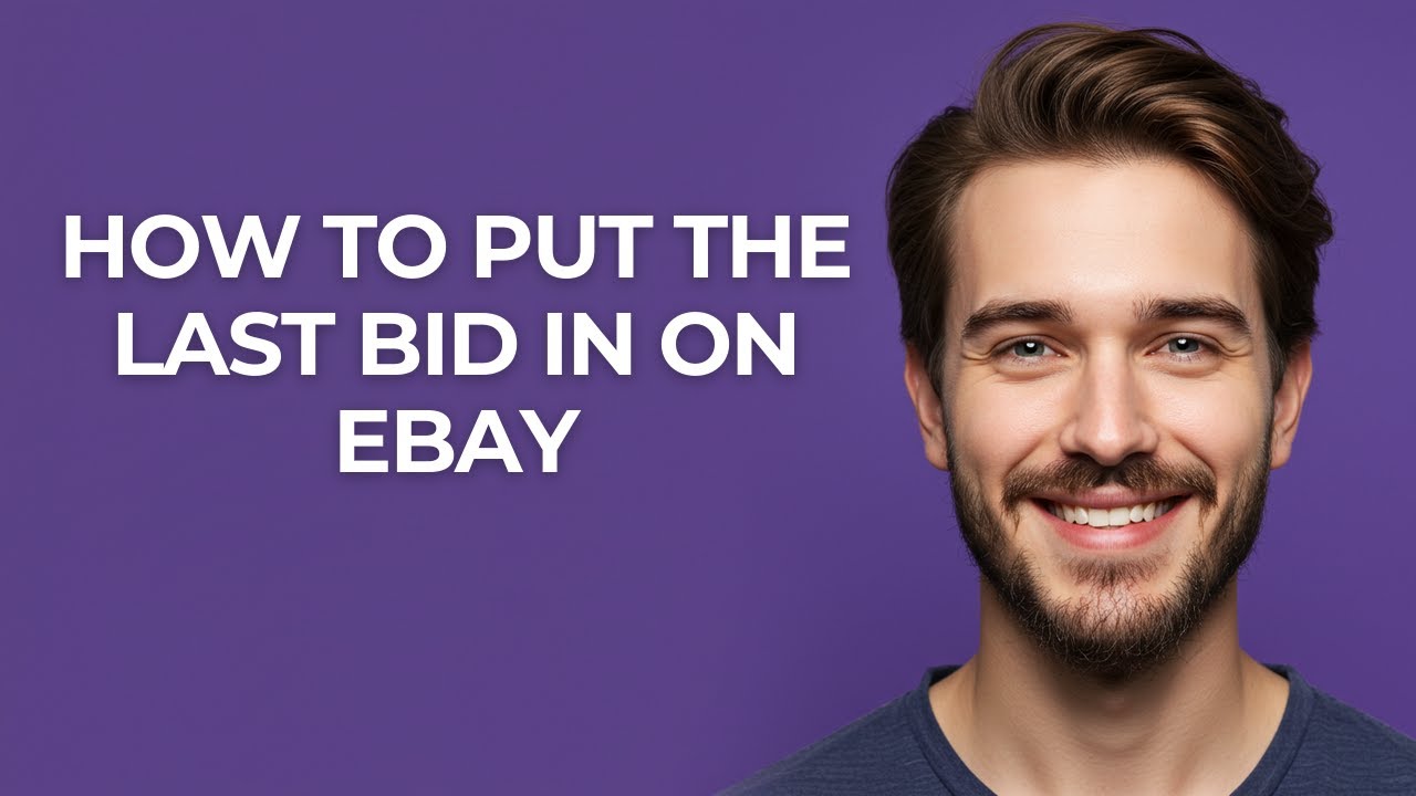 How to Put The Last Bid In on Ebay - GUIDE!