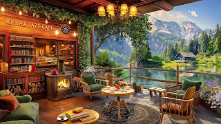 Rainy Day at Cozy Coffee Shop Ambience with Smooth Jazz Instrumental Music ☕ Jazz Relaxing Music screenshot 5