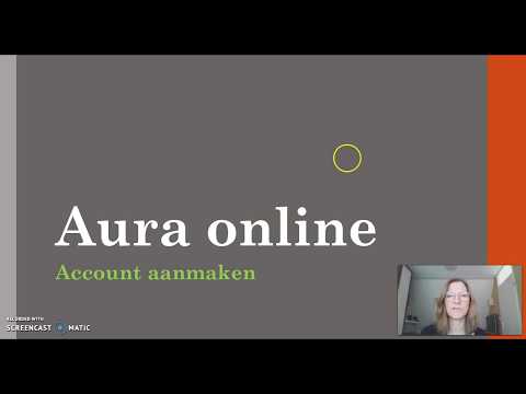 Account aanmaken Aura Online
