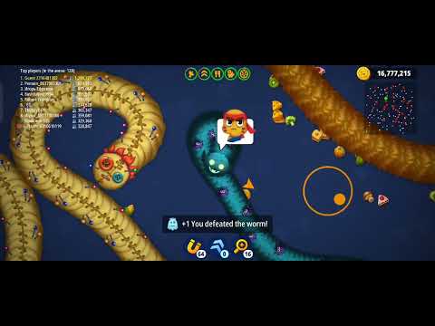 Worms Zoneio Best Hacker Slither Snake || Worms Zone Top One Gaming