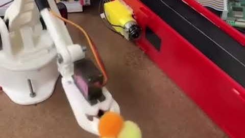 articulated robot arm | classify object using opencv and control robot arm with Rasberrypi 4 model B