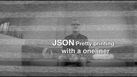 JSON pretty printing with a single Python command