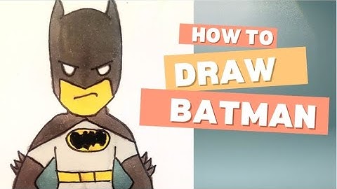 HOW TO DRAW BATMAN EASY WAY STEP BY STEP #drawing #art #easy