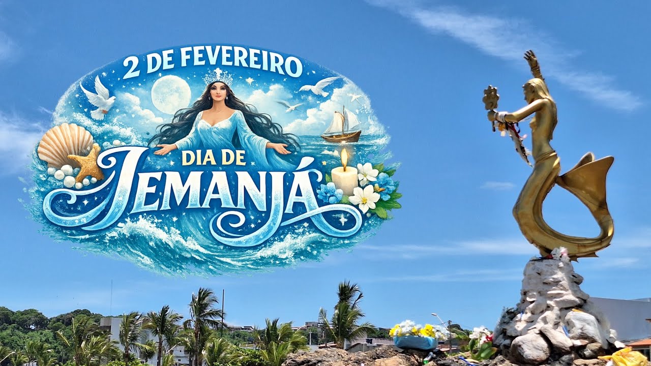 ILHÉUS: Hoje dia 2 de FEVEREIRO, é Comemorado o dia de IEMANJÁ!🧜