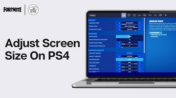 How To Adjust Screen Size on Fortnite PS4 2024 (QUICK GUIDE)