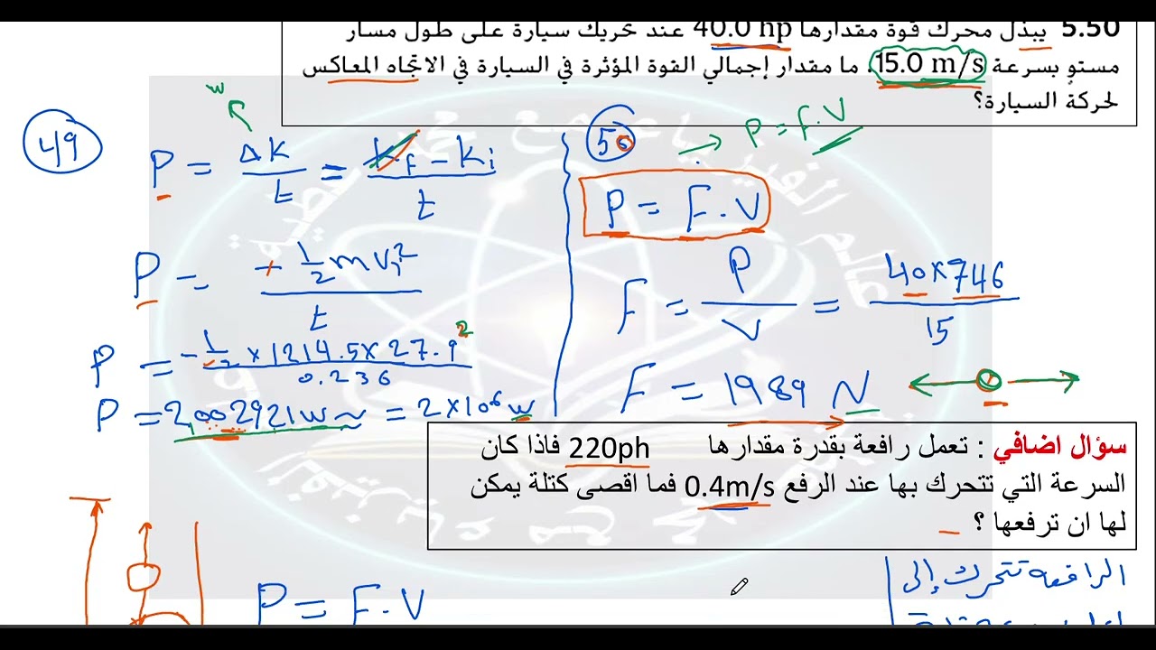 Aالجزء الرابع المراجعة النهائية الصف الحادي عشر المتقدم