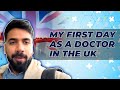 My first day as a doctor in the uk  vlog 1  doc ali