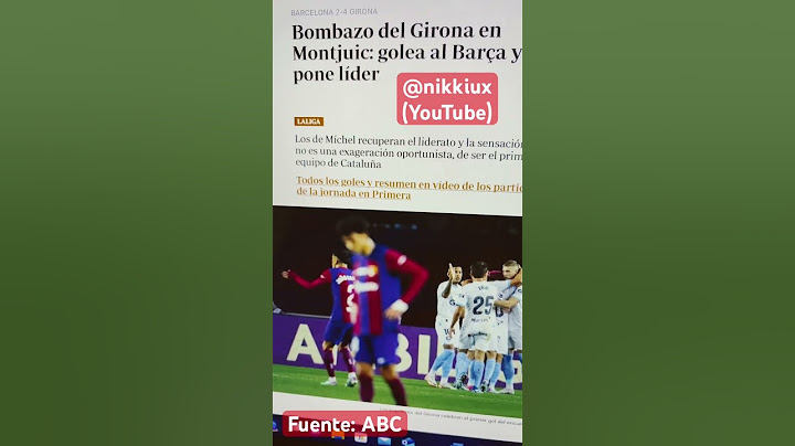 El Girona gana y humilla al FC Barcelona