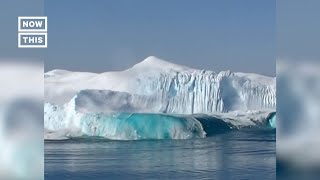 Massive Chunk Of Ice Breaks Off Glacier In Greenland 