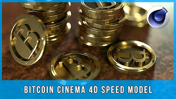 Bitcoin Speed Modeling in Cinema 4D