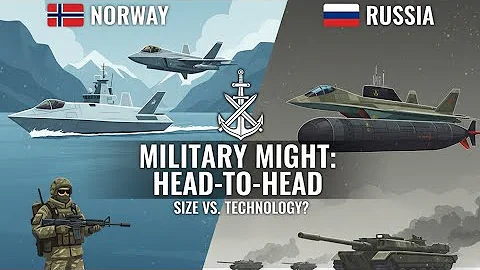 Full military comparison between Norway 🇳🇴 vs Russia 🇷🇺. Land power comparison 