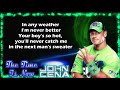 John Cena WWE Theme - The Time Is Now (lyrics)