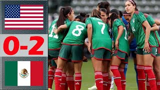 USA vs Mexico Highlights | Concacaf Women's Gold Cup 2024 | 2.26.2024