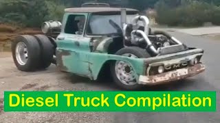 Badass Diesel Truck Compilation | Diesel Trucks Rolling Coal and Burnouts