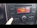 How to enter the radio code on dacia duster facelift