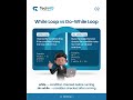 Python Loops Explained | For Loop vs While Loop vs Do-While Loop #techng #coding #python #loop