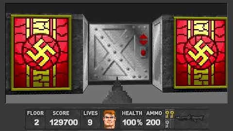Wolfenstein 3D [MOD] - Eisenfaustian Bargain Edition - Floor 2 (2000-2023) | 4K/60