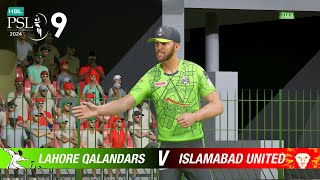 LAHORE QALANDARS VS ISLAMABAD UNITED | PSL 9 MATCH | CRICKET 24 GAMEPLAY screenshot 5