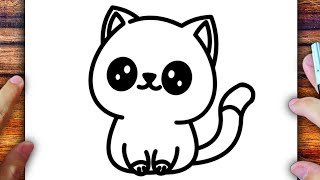 gatinho kawaii - Desenho de mih_pandah - Gartic