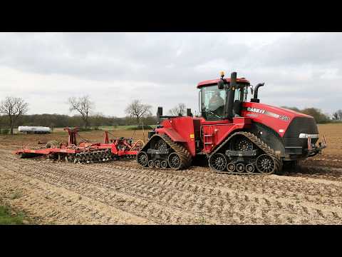 Case IH Quadtrac 450 and 4.8m Keeble Brothers Progressive cultivator | Deep cultivations
