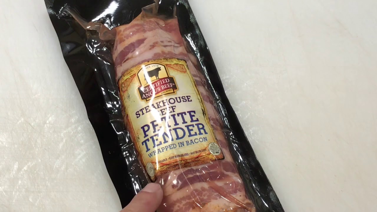 Beef Petite Tender Wrapped In Bacon On The Modified Weber Smokey Joe