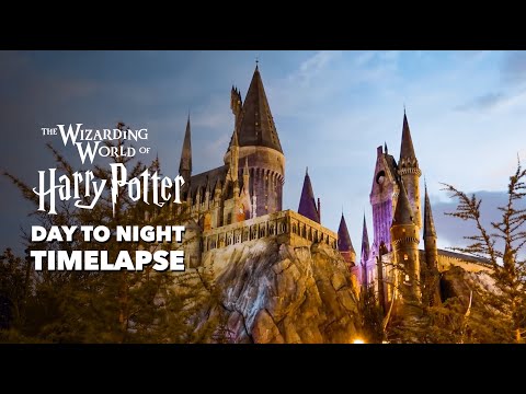 Day-to-Night Timelapse of the Wizarding World of Harry Potter