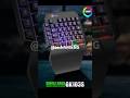 Mechanical Feel One-Handed Keyboard, Gaming Equipment For Tablet And Mobile Phone.#1ksubcribe #753