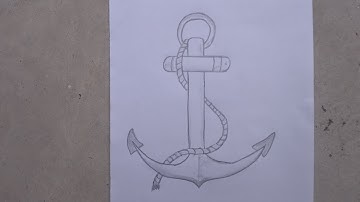 How to draw anchor step by step || draw series