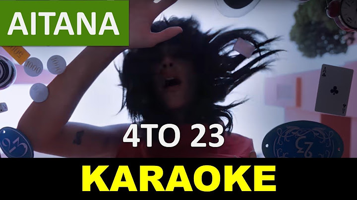 Aitana - 4TO 23 - Karaoke