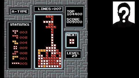 [NES Tetris] Left-well Tetris on level 29