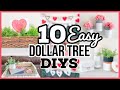 10 Dollar Tree DIY Home Decor Ideas 💕Easy VALENTINES DIYs 2021