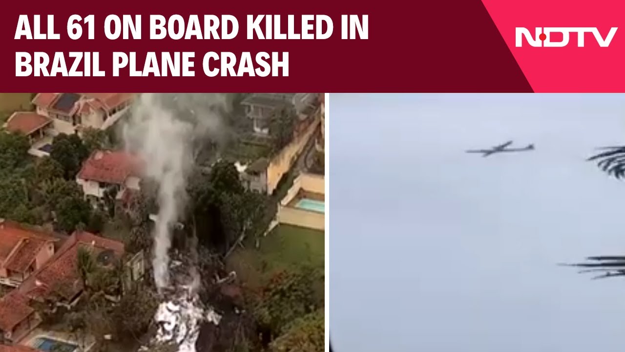 Brazil Plane Crash | All 61 On Board Killed In Brazil Plane Crash - YouTube