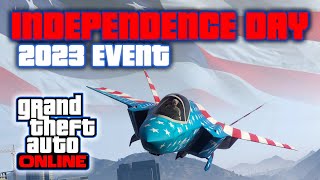 GTA Online: Independence Day Event 2023! 2x$ Hangar Sales, New Dynamic Event, and More!