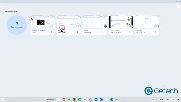Workspace Tips from Getech - Screencast for Chromebook Users