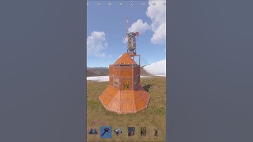 insane solo duo bunker base with hidde loot on roof #rust #new #cheats #shorts #highlights #tips