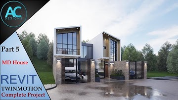 MD House | Part 5 | Complete Step By Step Project | Revit and Twinmotion Tutorial